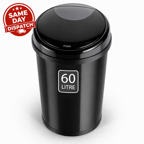 Litre touch bin large - litre, push