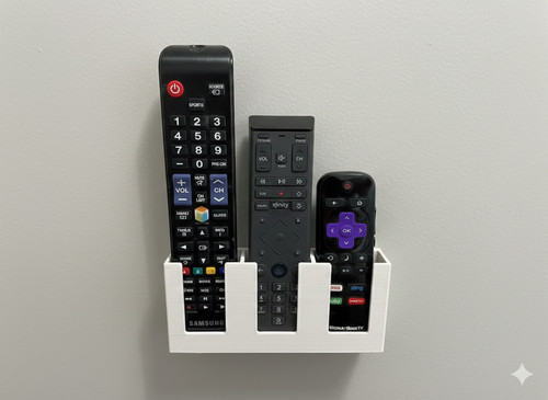 Remote control holder - control, wall