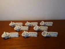 Set Of 8 Ceramic Place Name