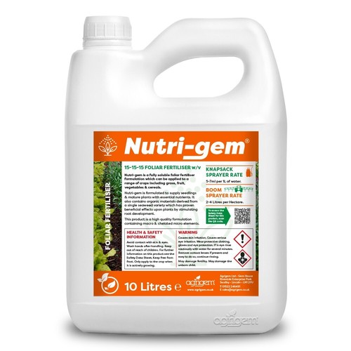 Nutri gem 10l foliar - 10l,