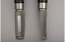 Titanium-Alu Pair of Front Foot Rests 9cm DUCATI MONSTER 1200 M1200 2014-2017