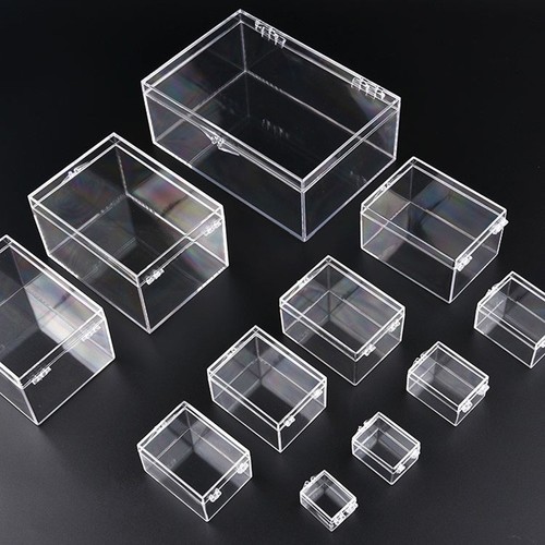 Clear small plastic storage - small,