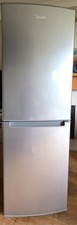SwanSR15690S 48cm Wide, 144cm High, 50/50 Split Compact Fridge Freezer - Silver