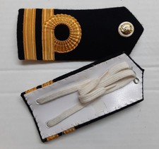 Shoulder Boards Naval Officer British Royal Navy Lieutenant Epaulette Rank Curls