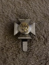 British The Wiltshire Regiment Silvered Commemorative Cap Badge - B4