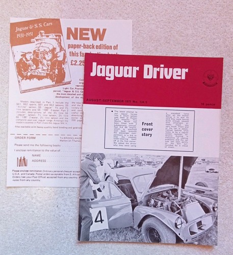 Jaguar driver magazine - driver,
