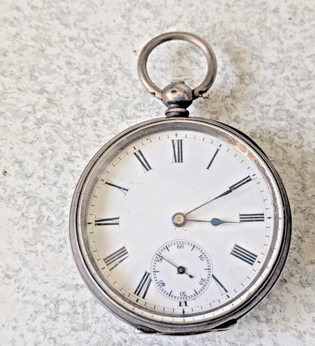 Antique sterling silver pocket - sterling,
