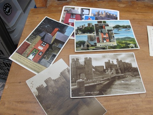 Vintage postcards conwy - postcards, of