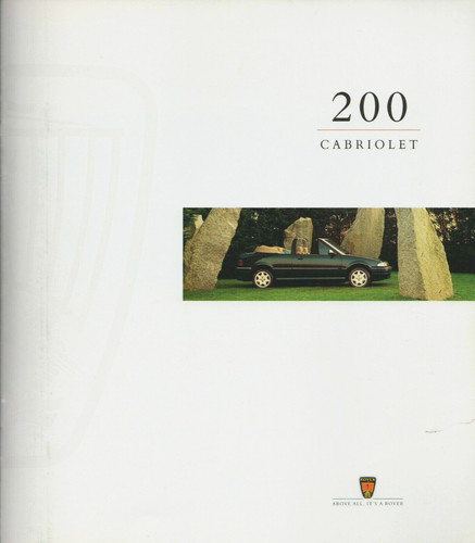 Rover 200 series cabriolet - rover, 200-series