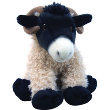 Heathcliff the Highland Sheep teddy Swaledale Sheep Scottish Blackface soft toys