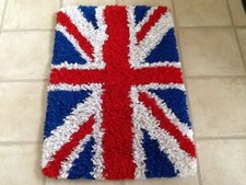 New Union Jack Rag Rug Hand