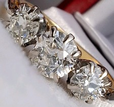 18Ct Gold 1Ct Old Cut Diamond