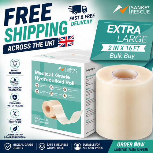 Hydrocolloid wound dressing - wound,