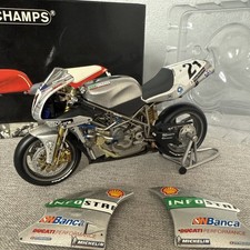 1:12 2001 MINICHAMPS TROY BAYLISS DUCATI 996R IMOLA WSBK BIKE MEGA RARE 