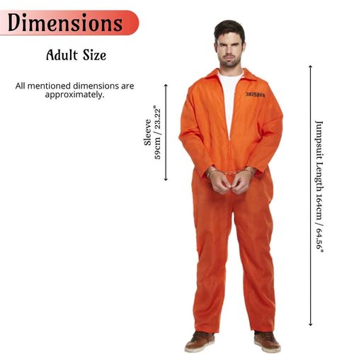 Adults orange prisoner - orange,