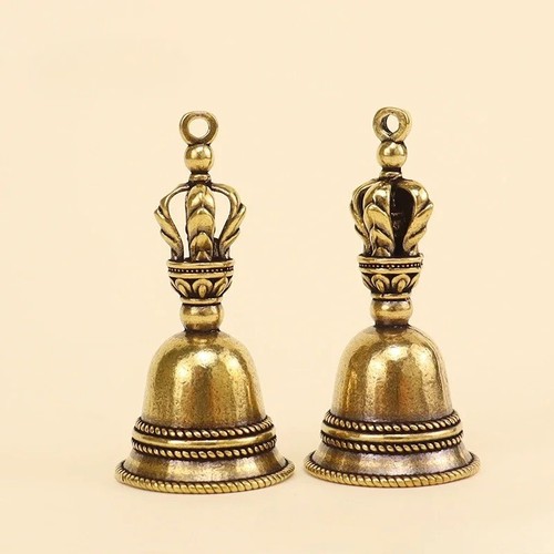 Brass handle loud hand bell - loud,