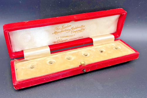 Antique red studs - antique, box
