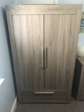 Mamas & Papas Franklin Grey Oak Wardrobe - Immaculate Condition - Sadly Outgrown