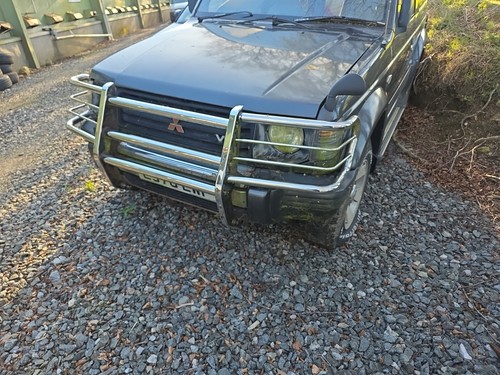 Mk2 pajero bull bar - bar, chrome