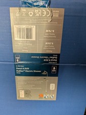 Danzin9.5kW Electric Shower White