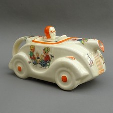 Art Deco Racing Car Teapot ~