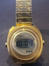 Timex SSQ Vintage Ladies Watch 1970s Gold Tone Collectable New Battery VGC Rare