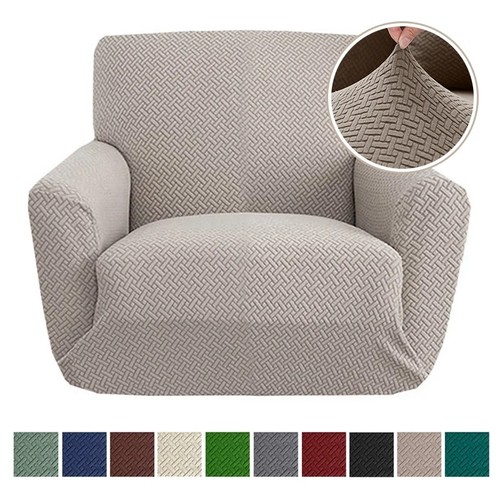 Jacquard armchair cover - armchair,