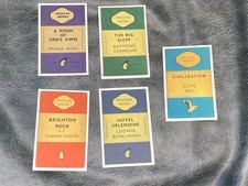 Lot Theme: Brighton Hotel - Five Penguin Book Jacket Postcards Ideal For Frames
