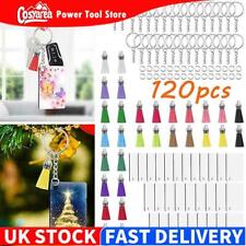 120Pcs Sublimation Keychain