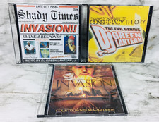 DJ GREEN LANTERN (INVASION) PT. 1 2 3 (PROMO) MIXTAPE MIX CD LOT EMINEM G-UNIT!!