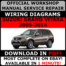 OFFICIAL WORKSHOP Service Repair MANUAL for SUZUKI GRAND VITARA 2005-2014 #