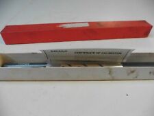 Mitutoyo  11"  Micrometer Setting Standard With Calibration Certification