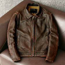 Men's Motorcycle Real Leather