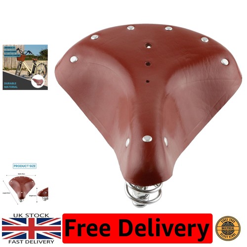 Comfortable sprung bike saddle - sprung,