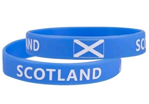 Scotland silicone wristbands - silicone,