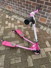 Fliker white and - fliker, pink