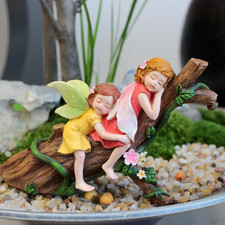 Sleeping Fairy Garden Statue