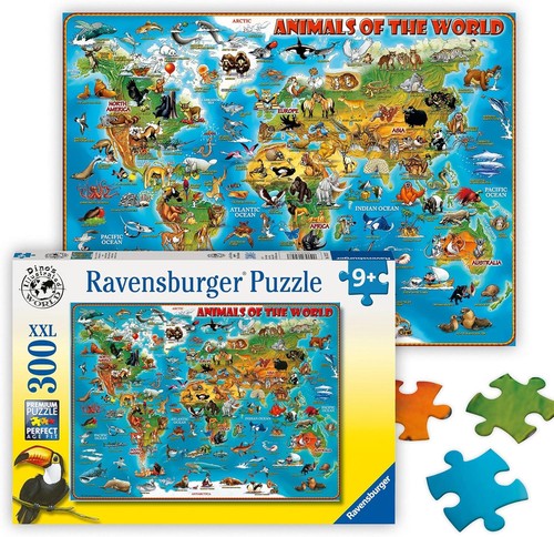 Animals the world puzzle - of,