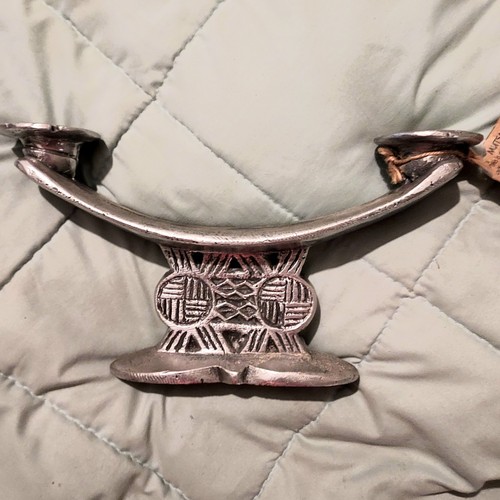 Vintage pewter african - vintage, shona