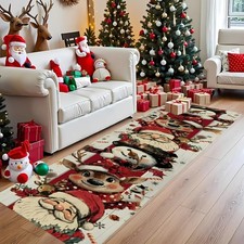 Christmas Reindeer Runner Rug