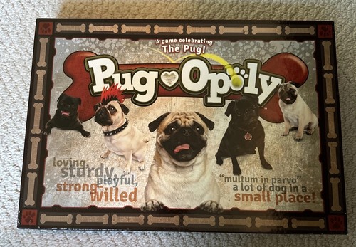 Pugopoly board game - pugopoly,
