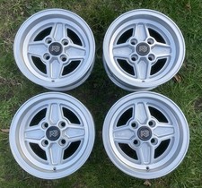 4 X Refurbished Genuine Ford Fiesta Escort Capri 13” Alloy Wheels H-81EB-AA 2