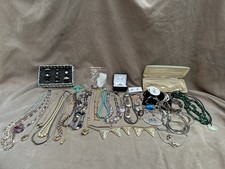 Vintage Costume Jewellery Huge Mixed Job Lot  Loft /Clearance Finds Inc 925 