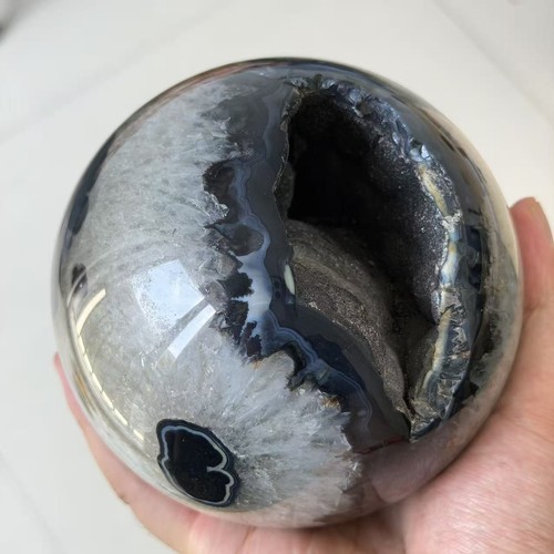7lb a large black agate - 4.7lb,