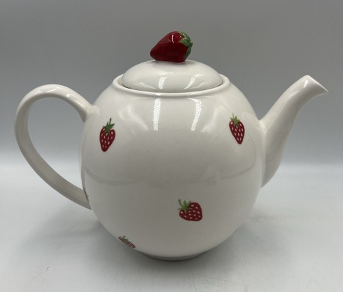 Strawberry teapot charlotte - teapot,