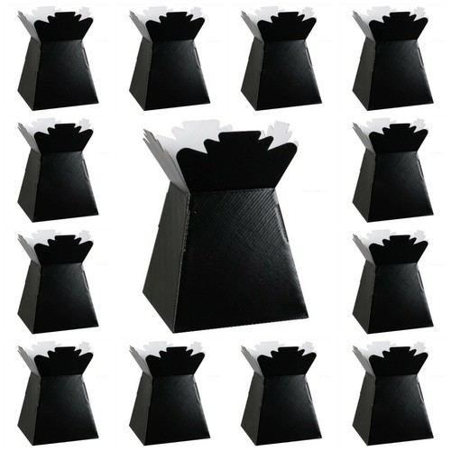 Black living vases florist - black,
