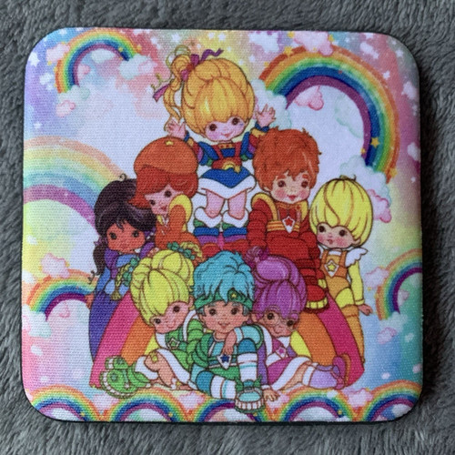 Retro cartoon drinks - retro, coaster