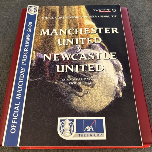 1999 cup final - cup, programme