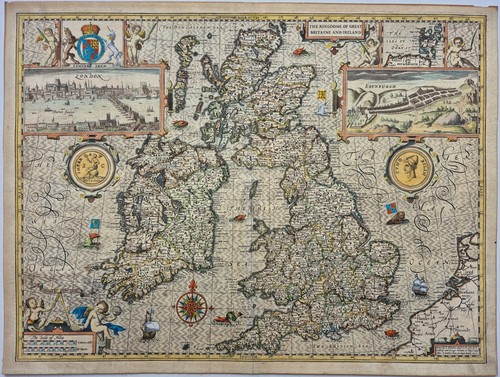 Original john speed map - map, of
