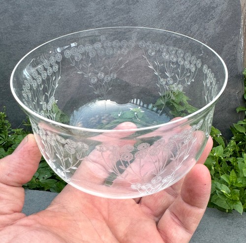 Georgian antique etched floral - georgian,